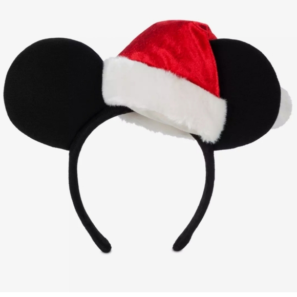 NWT Disney Mickey Mouse Santa Hat Ear Headband for Adults - Picture 2 of 2